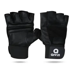 Aivin Elite Gym & Fitness Black Gloves