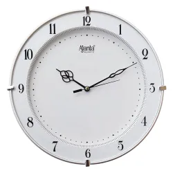 Ajanta Abstract Plastic Round Analog Wall Clock (20.5 Cm X 20.5 Cm X 3.5 Cm, Pink)