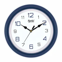 Ajanta AQ-2147 Quartz Glass Abstract Blue Office Clock (210 x 42 x 211 mm