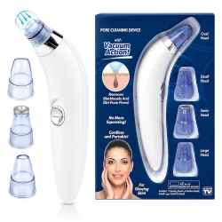 AJIGNA MART 4-in-1 Electric Blackhead Remover Vacuum Pore Cleaner