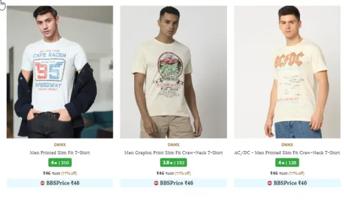 Image of AJIO Loot : Clothing Starts at ₹46