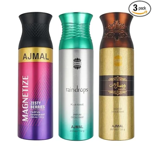 Image of Ajmal 1 Magnetize Deodorants for Men & Women (200ML Po3)