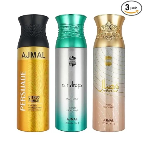 Image of AJMAL Persuade + Raindrops + Deo (Combo of 3)