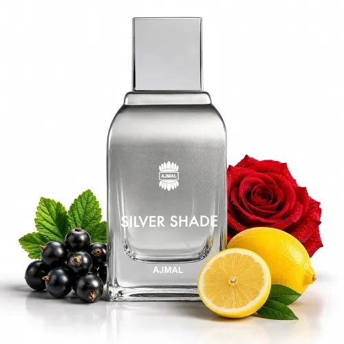 Image of Ajmal Silver Shade EDP Citrus Liquid Perfume For Men, 100ml