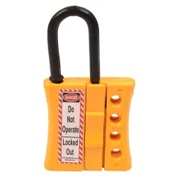 Lockout HASP De-Electric AK-SLDH-75Y Lock and hold (Pack of 5)