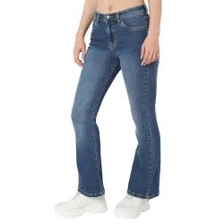 AKA CHIC Mid Rise Womens Boot Cut Jeans