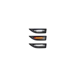 Aksmit Car Side Fender Light with 3-Color LED Indicator