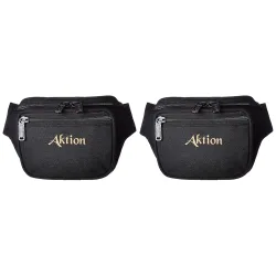 Aktion Lockout Pouch with Waist Belt AK-KIT-118, Black (Pack of 2)