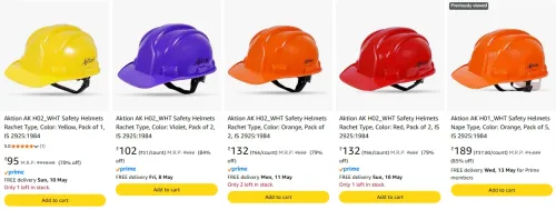 Image of Aktion Safety Helmets Starting @ ₹95