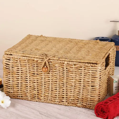 Image of Akway Bamboo Storage Basket 