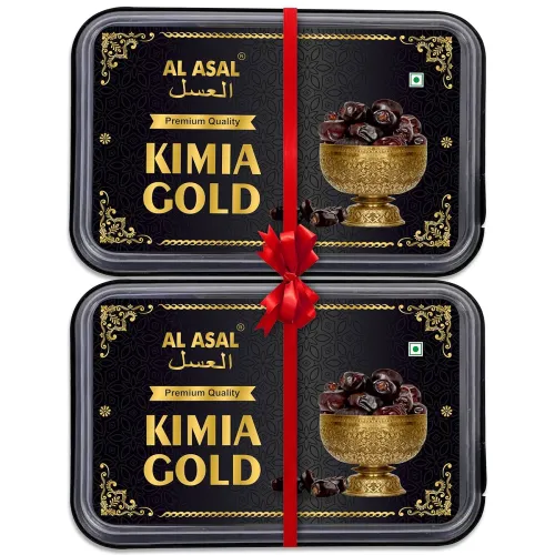 Image of Al Asal Kimia Gold Dates 500gms * Pack of 2 (1kg)