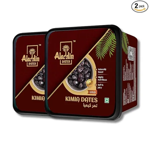 Image of Aladdin Black Dates (Mazafati) 1Kg (500g×2)