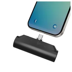alain Pocket Charge 5000mAh Power Bank | 10W Type-C, Micro USB and Lightning Magnetic Connectors for Fast Charging | LED