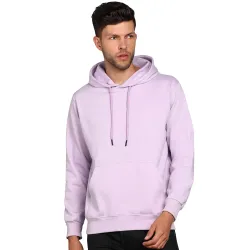 Alan Jones Clothing Men’s Solid Hooded Sweatshirt | Drawstring Hood