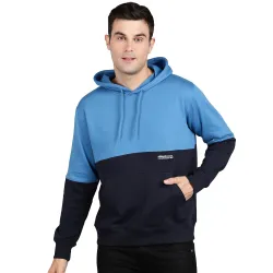 Alan Jones Clothing Mens Colorblocked Cotton Hoodies Sweatshirt