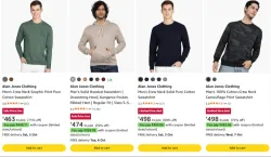 Alan Jones Mens Clothing upto 75% discount