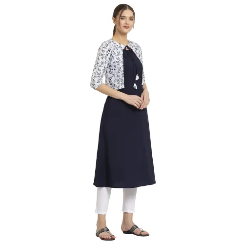Image of ALC Creation Women's Crepe A-line Kurta