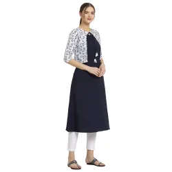 ALC Creation Womens Crepe A-line Kurta