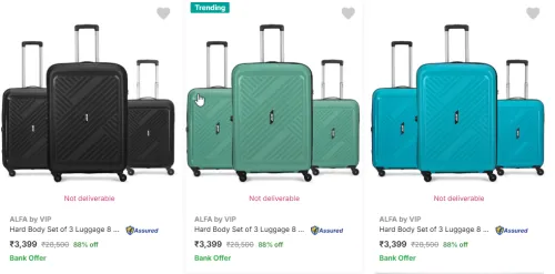 Image of Alfa By Vip Suitcases up to 88% off