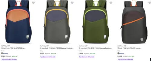 Image of Alfa By Vip Laptop Bags at minmum 80% Discount
