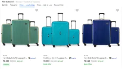 Alfa Suitcases Set of 3 Suitcase from ₹2999