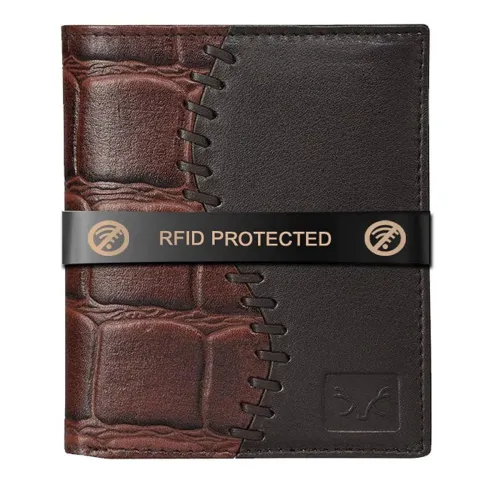 Image of AL FASCINO RFID Leather Wallets for Men