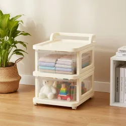 Aliensware 2Layer Plastic Storage Drawer Organizer