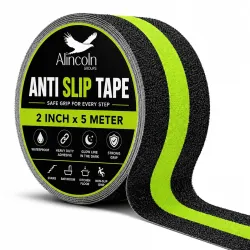 ALINCOLN Anti Slip Tape for Stairs (2 Inch x 5 Meters) | Anti Skid Tape for Stairs Waterproof Suitable for Bathroom & Kitchen Floor, Heavy Duty Glow in the Dark Non Slip Grip Tape