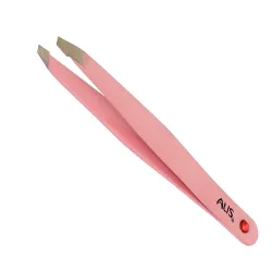 Alis Pink Precision Tweezers with Travel Case