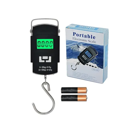 Image of Aliston Electronic Portable Fishing Hook Type Digital LED Screen Luggage Weighing Scale