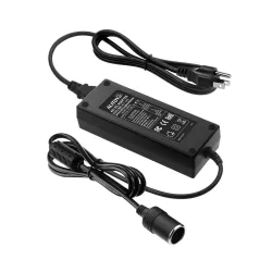 ALITOVE AC to DC Converter 110V ~ 240V to 12V 10A 120W Power Supply Adapter Car Cigarette Lighter Socket AC/DC Transformer for Car Vacuum Cleaner, Car Refrigerator and Other Car Devices