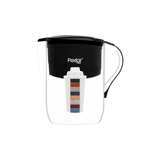 Image of Alkaline Water Filter Jug | Alkaline Water Generator | 4 Litres | BPA Free (Black)
