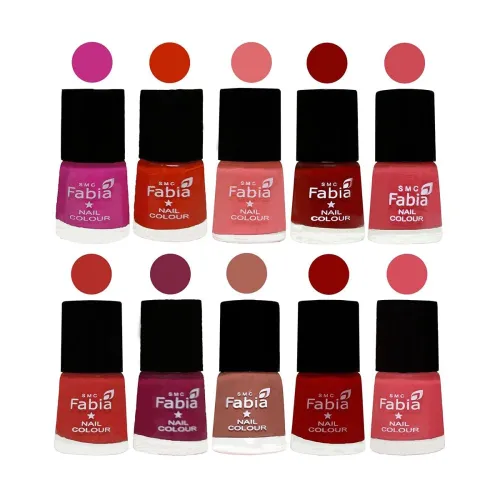 Image of ALL IN ONE (PACK OF 10), Long Lasting Glossy Nail Polish