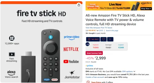 Image of All-new Amazon Fire TV Stick HD