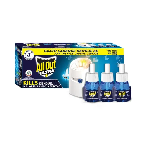 Image of All Out Liquid Vaporizer, Machine + 3 Refills, 45ml each