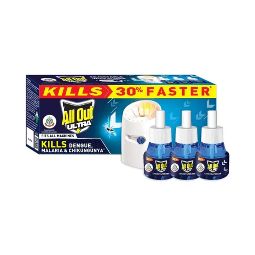 Image of All Out Ultra Liquid Vaporizer Machine + 3 Refills (45ml each)