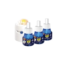 All Out Ultra Liquid Vaporizer Machine + 3 Refills (45ml each)
