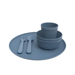 All Time Plastic Microwave Safe Unbreakable Round Dinner Set of 6