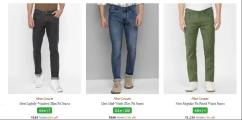 Image of Allen cooper men jeans up to 80% Discount 