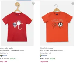 Allen Solly Kids T-shirts Starting @ ₹242