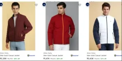 Allen Solly Mens Jackets at minimum 65% Discount
