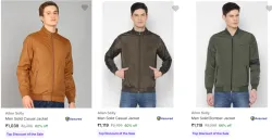 Allen Solly Mens Jackets at minimum 60% Discount