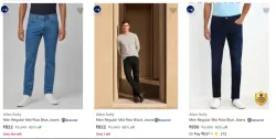 Allen Solly Mens Jeans at minimum 65% Discount