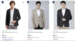 Allen Solly Mens Readymade Blazers at minimum 65% Discount