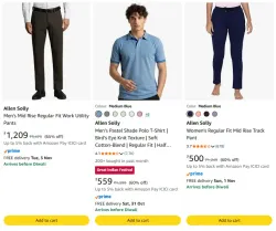 Allen Solly Men’s Regular Mid‑Rise Casual Pants | Cotton‑Blend Fabric