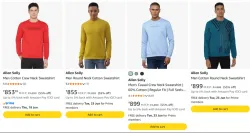 Allen Solly Mens Sweatshirts at 55% discount 