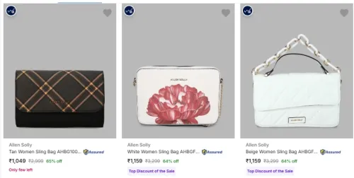 Image of Allen Solly Sling Bags at minimum 64% Discount