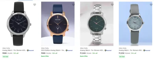 Image of Allen Solly Women's Watches at Minimum 70% Discount