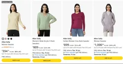 Allen Solly Womens Sweater upto 80% discount 