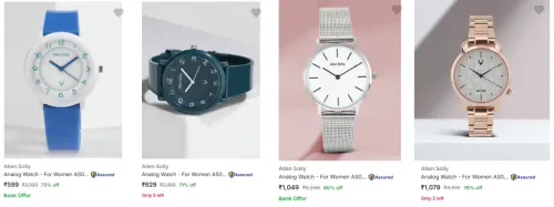 Image of Allen Solly Women's Wrist Watches upto 80% Discount